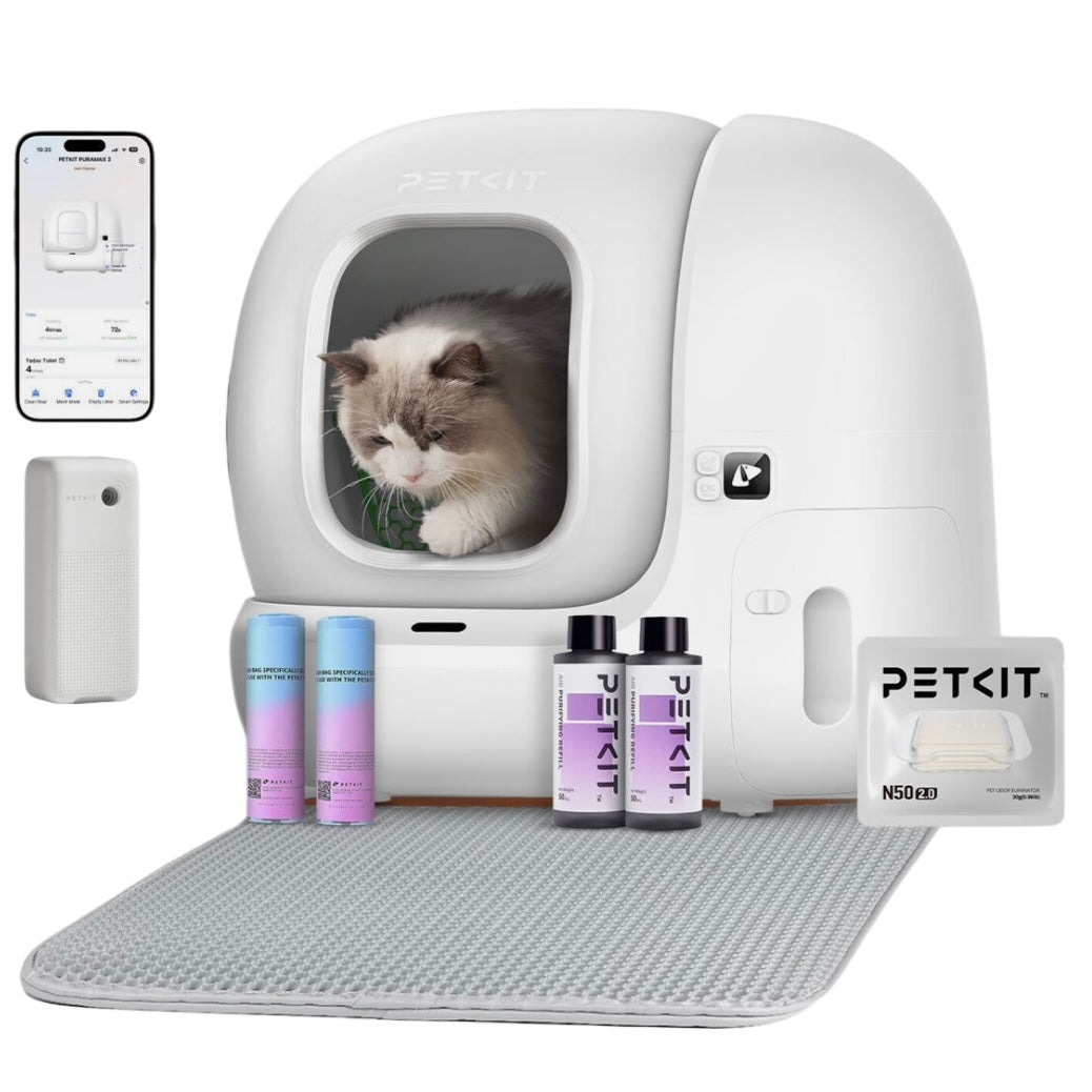 PURAMAX 2 Premium - Selbstreinigende Katzentoilette mit PURA Air