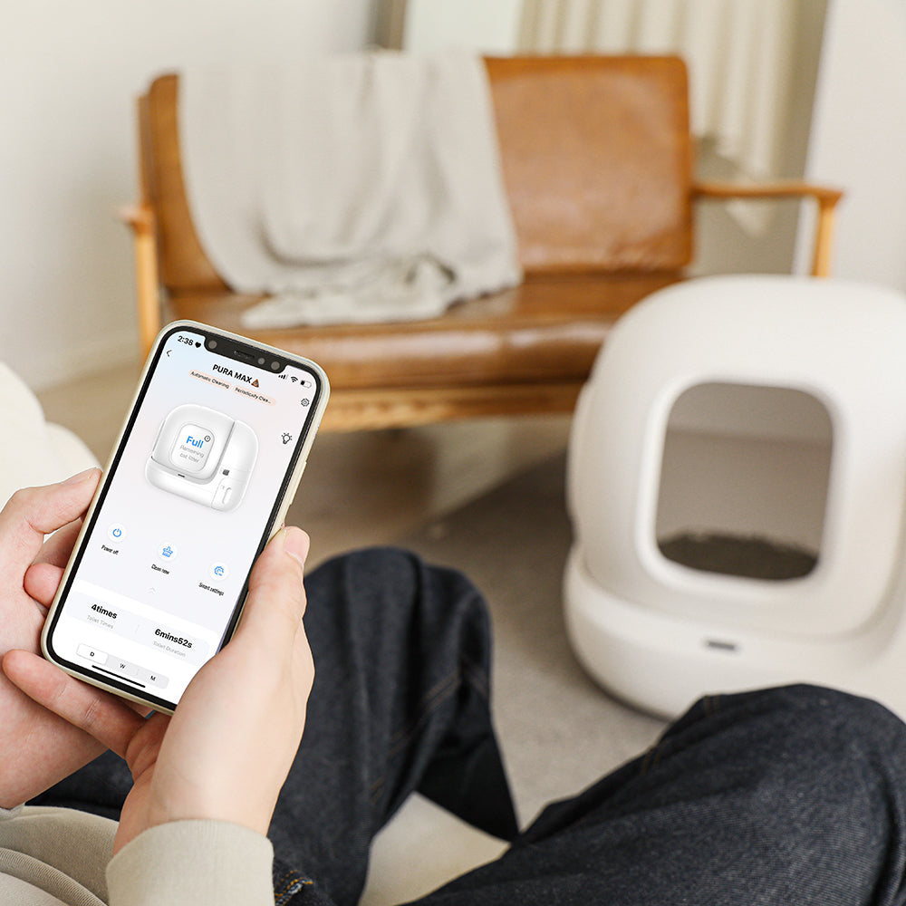 PURAMAX 2 Premium - Selbstreinigende Katzentoilette mit PURA Air