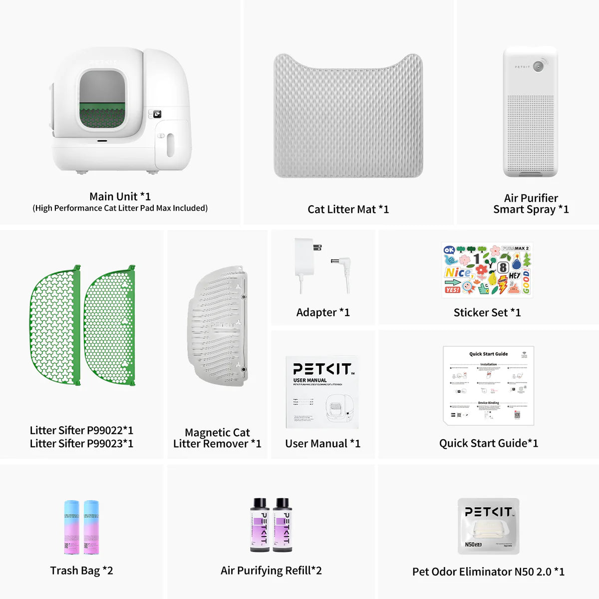 PURAMAX 2 Premium - Selbstreinigende Katzentoilette mit PURA Air