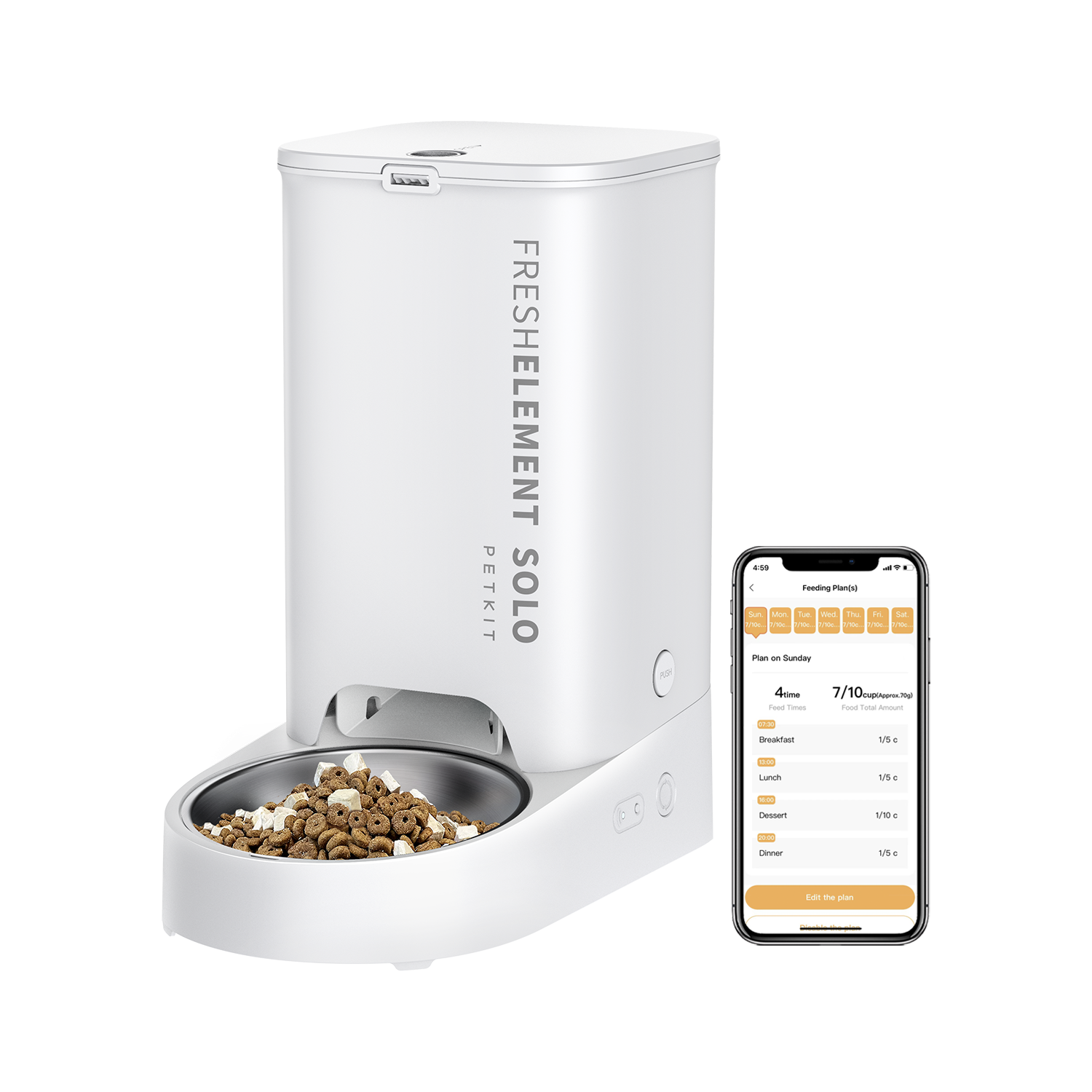 PETKIT Futterautomat - FRESH ELEMENT Solo