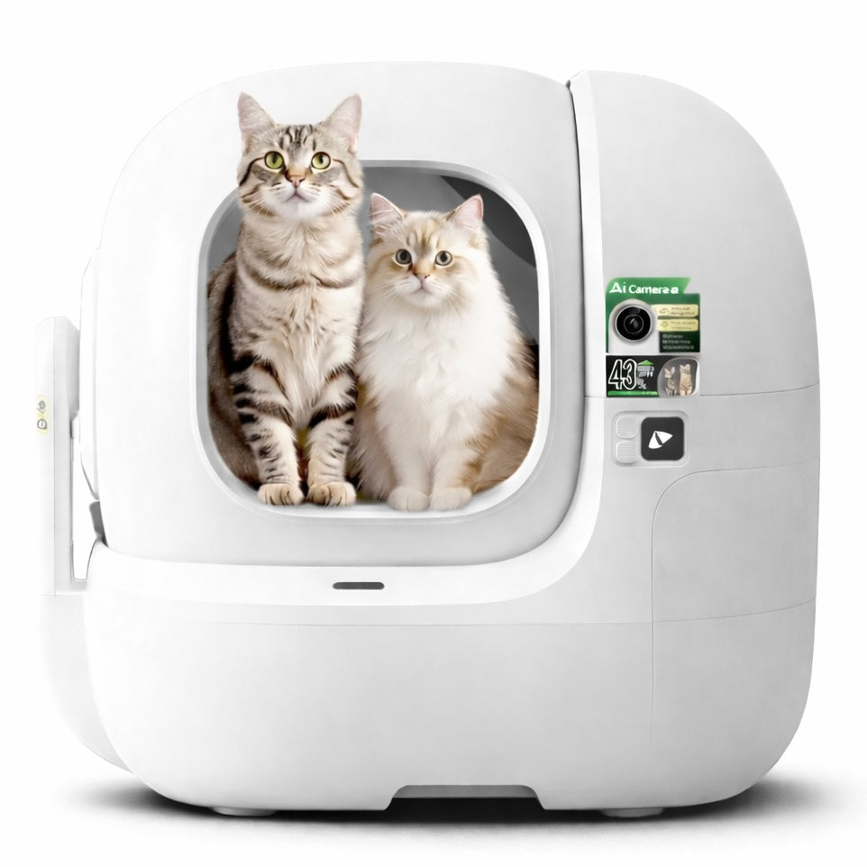 PUROBOT MAX PRO 2 - Selbstreinigende Katzentoilette mit Kamera