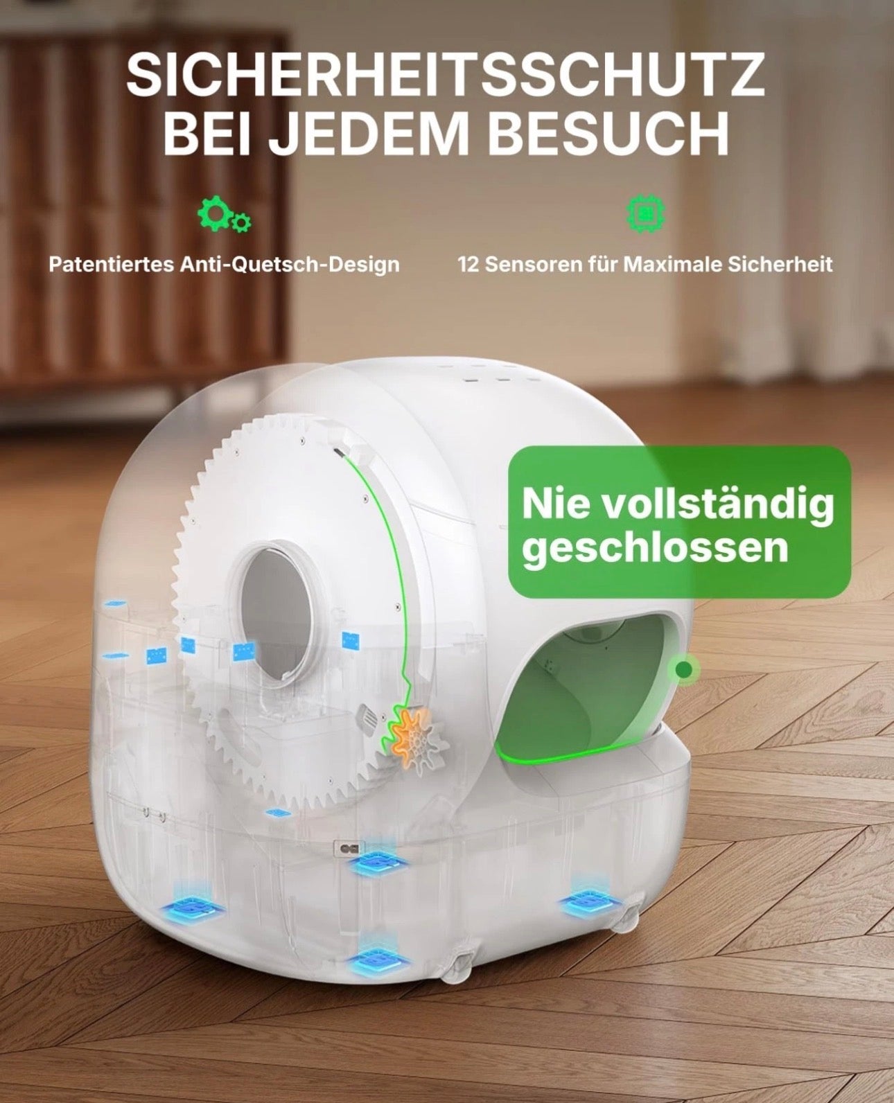 PUROBOT MAX PRO 2 - Selbstreinigende Katzentoilette mit Kamera