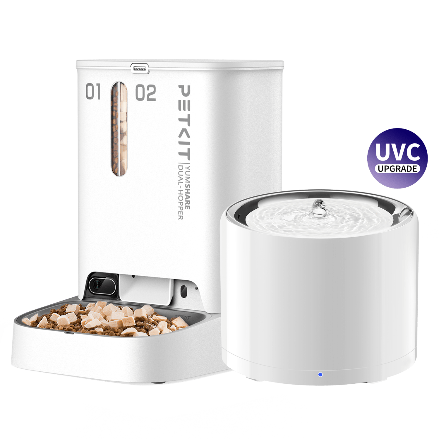 YumShare Dual Hopper + EVERSWEET Trinkbrunnen