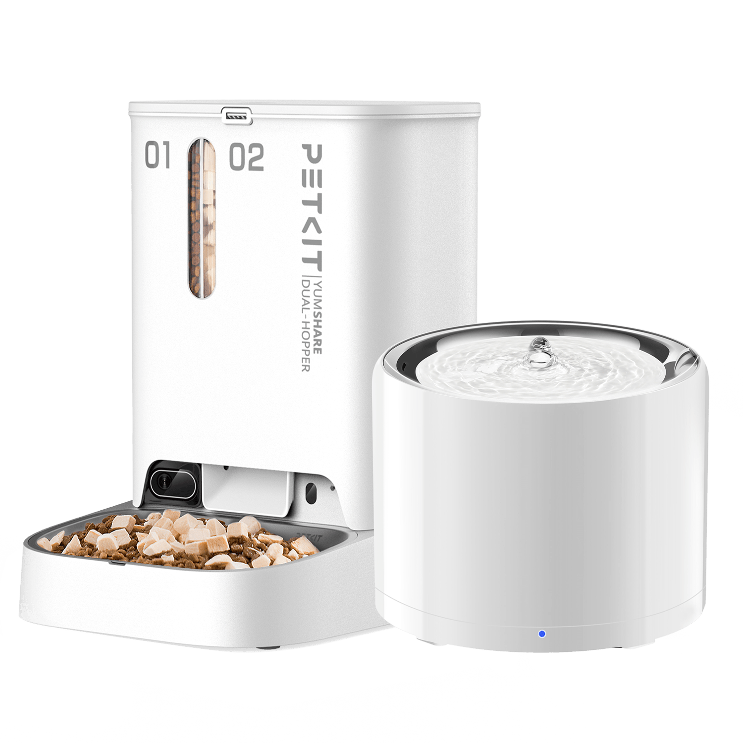 YumShare Dual Hopper + EVERSWEET Trinkbrunnen