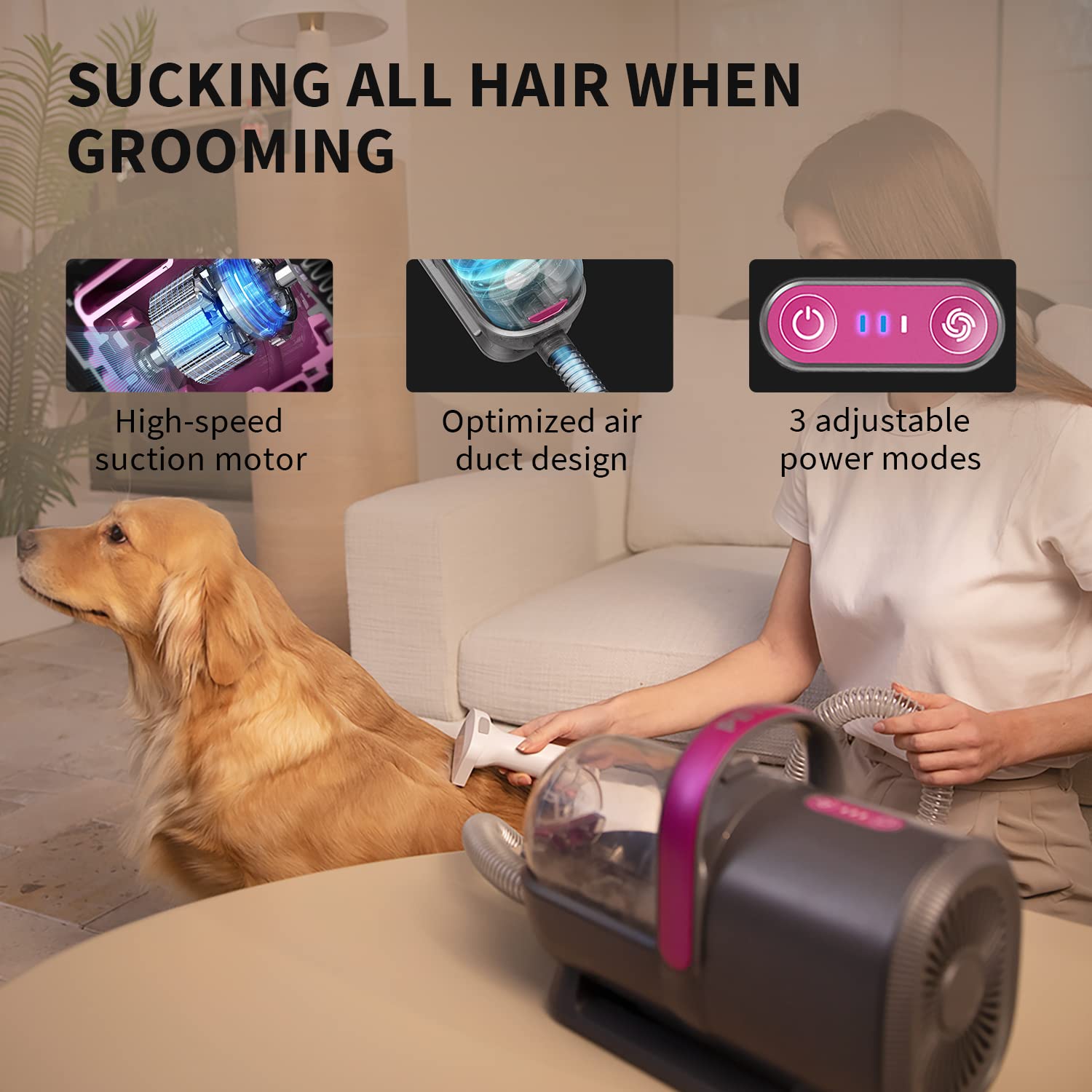 PETKIT Grooming 5-in-1 Pflegeset + AirSalon Max