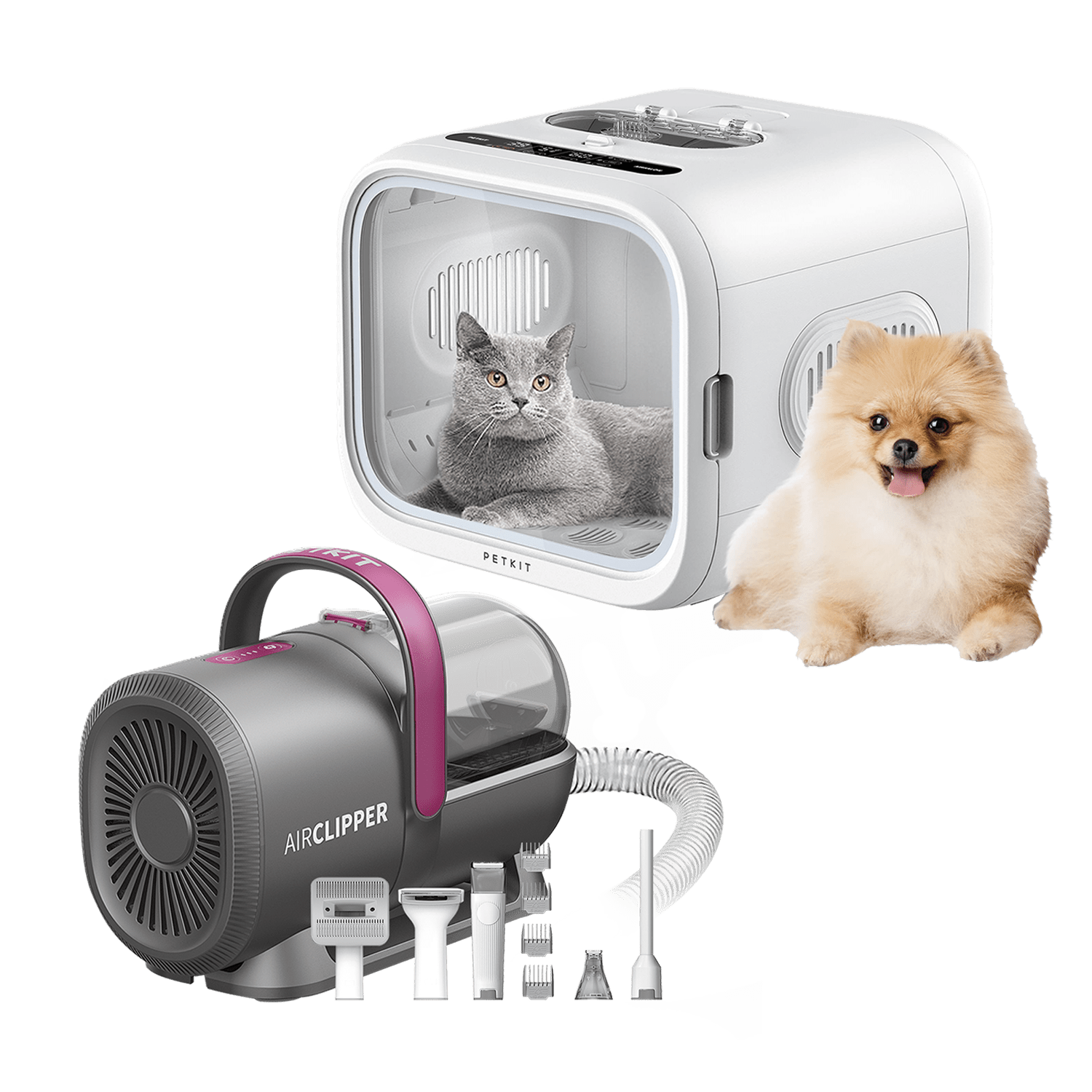 FurWaker Grooming Kit+AirSalon Max PETKIT